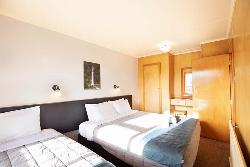 large group hotel room in Te Anau